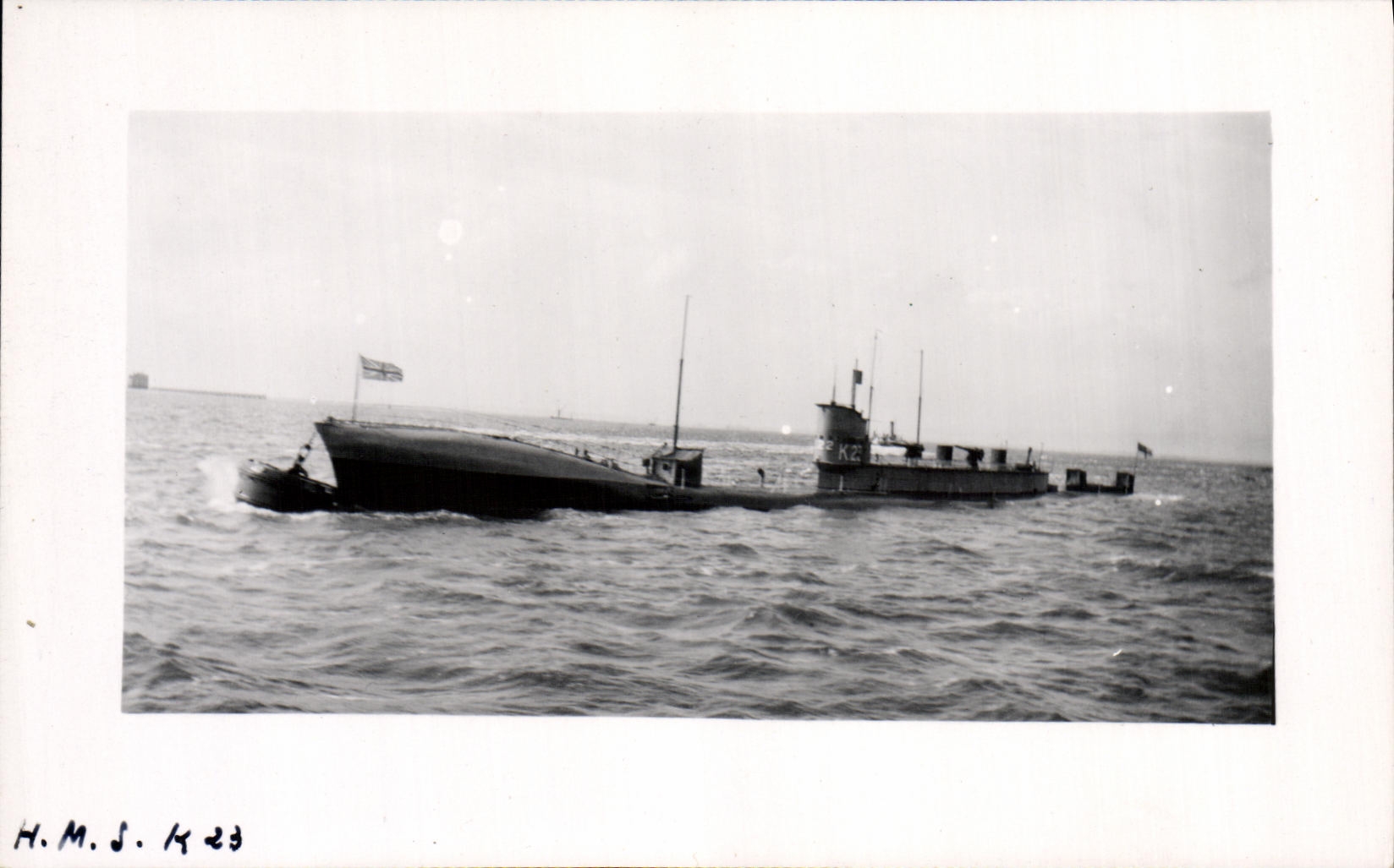 CPA Bateau HMS K23 Sous marin