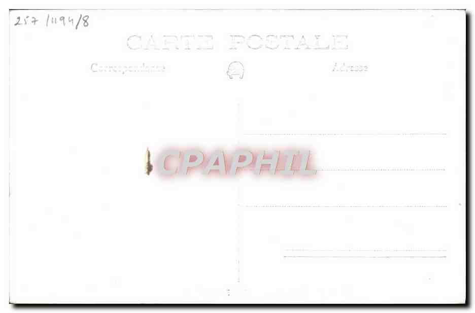 CPA Bateau Sous Marin Argonaute — Verso