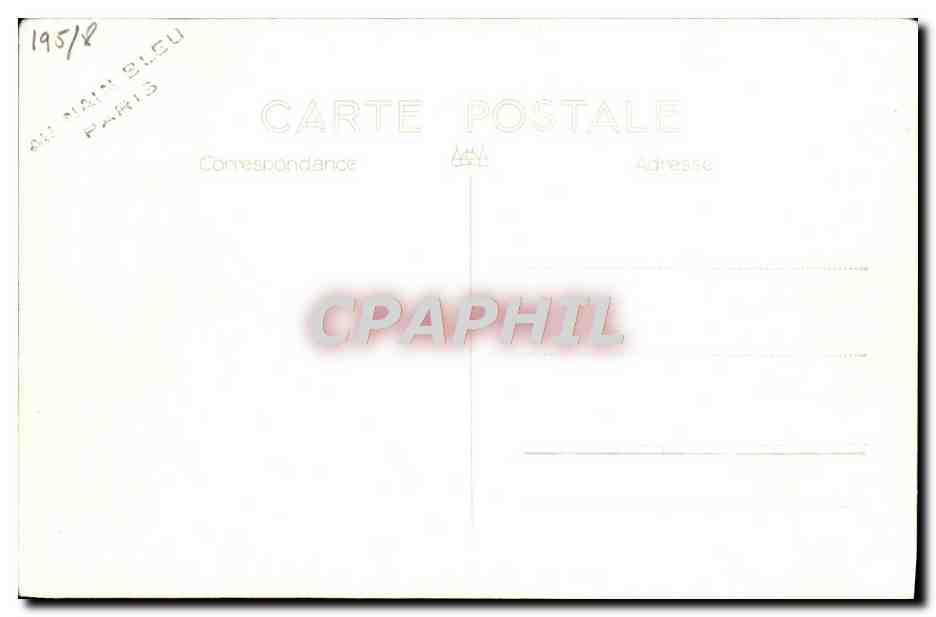 CPA Bateau Sous Marin Protee — Verso