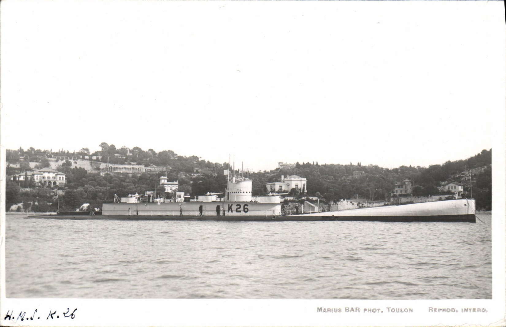 CPA Bateau Sous Marin HMs K26