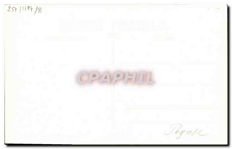 CPA Bateau Sous Marin Pegase — Verso