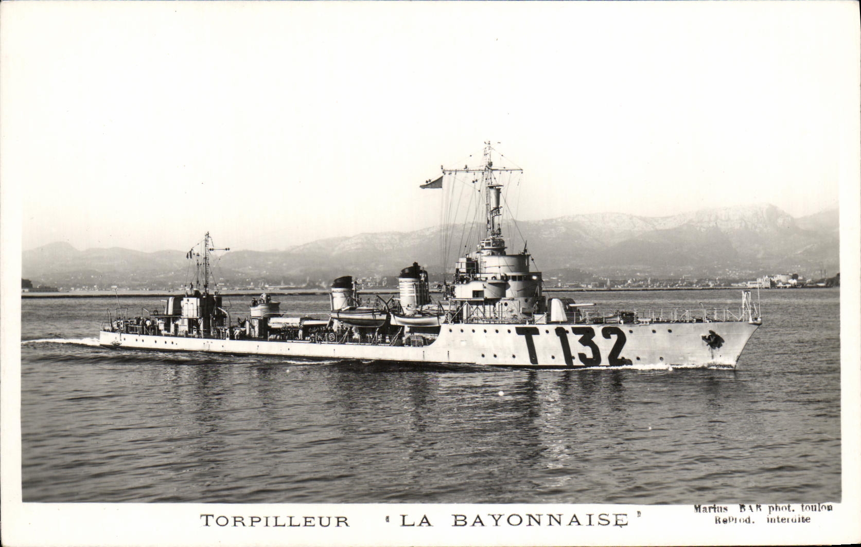 CPA Bateau Torpilleur La Bayonnaise
