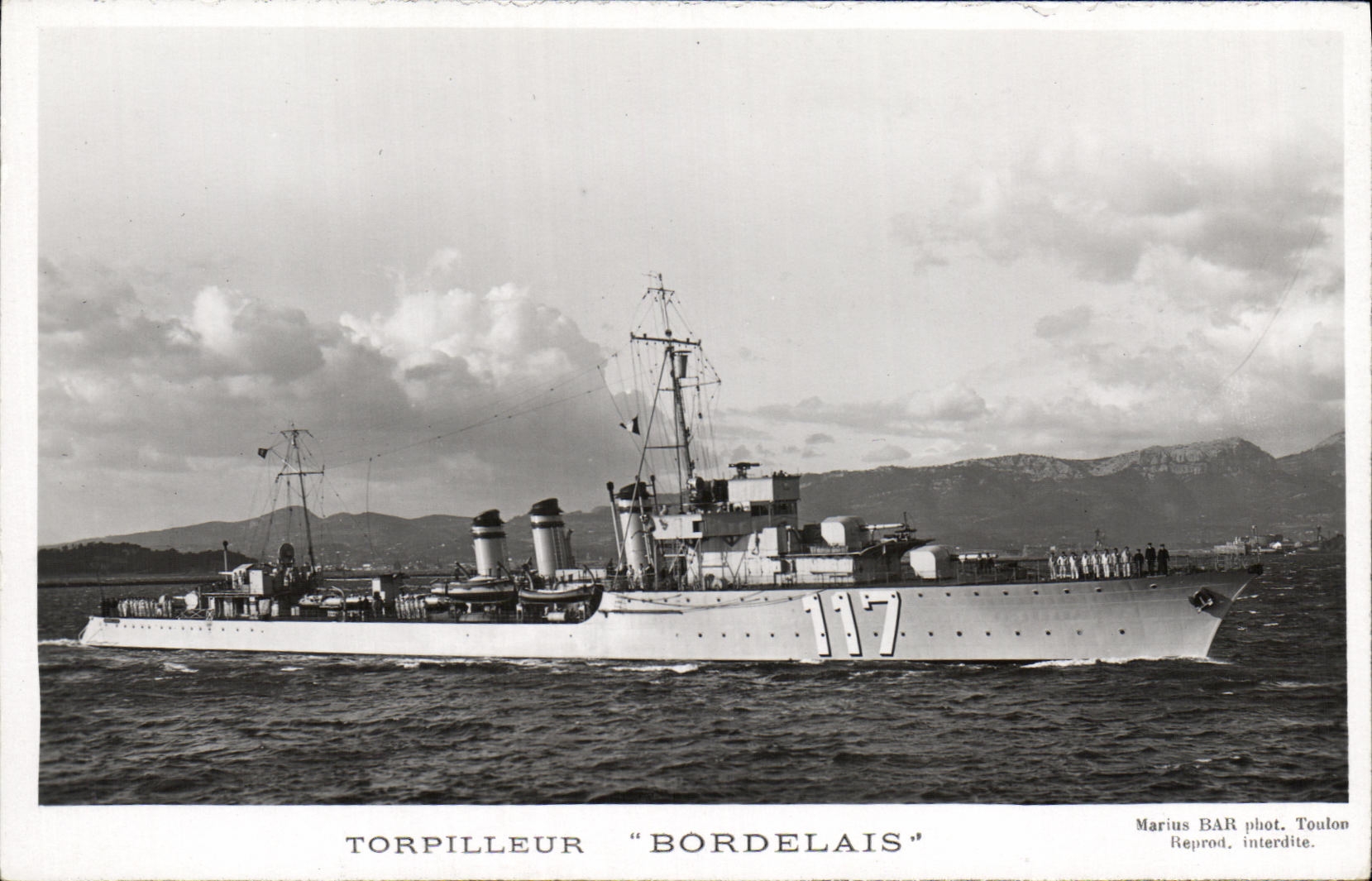 CPA Bateau Torpilleur Bordelais