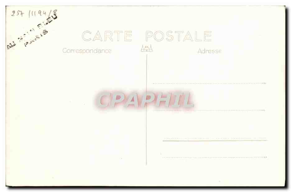 CPA Bateau Torpilleur L'Adroit — Verso