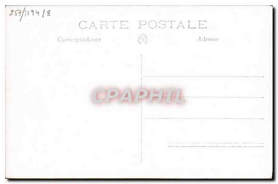 CPA Bateau Contre Torpilleur Lion — Verso