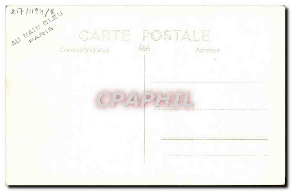 CPA Bateau Contre Torpilleur Vauban — Verso