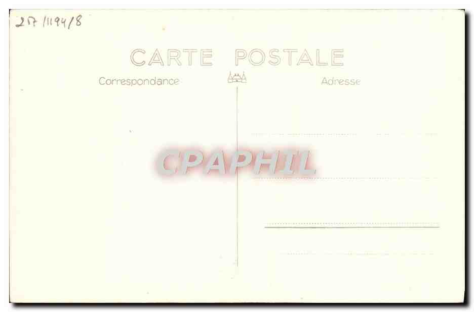 CPA Bateau Contre Torpilleur Le Triomphant — Verso