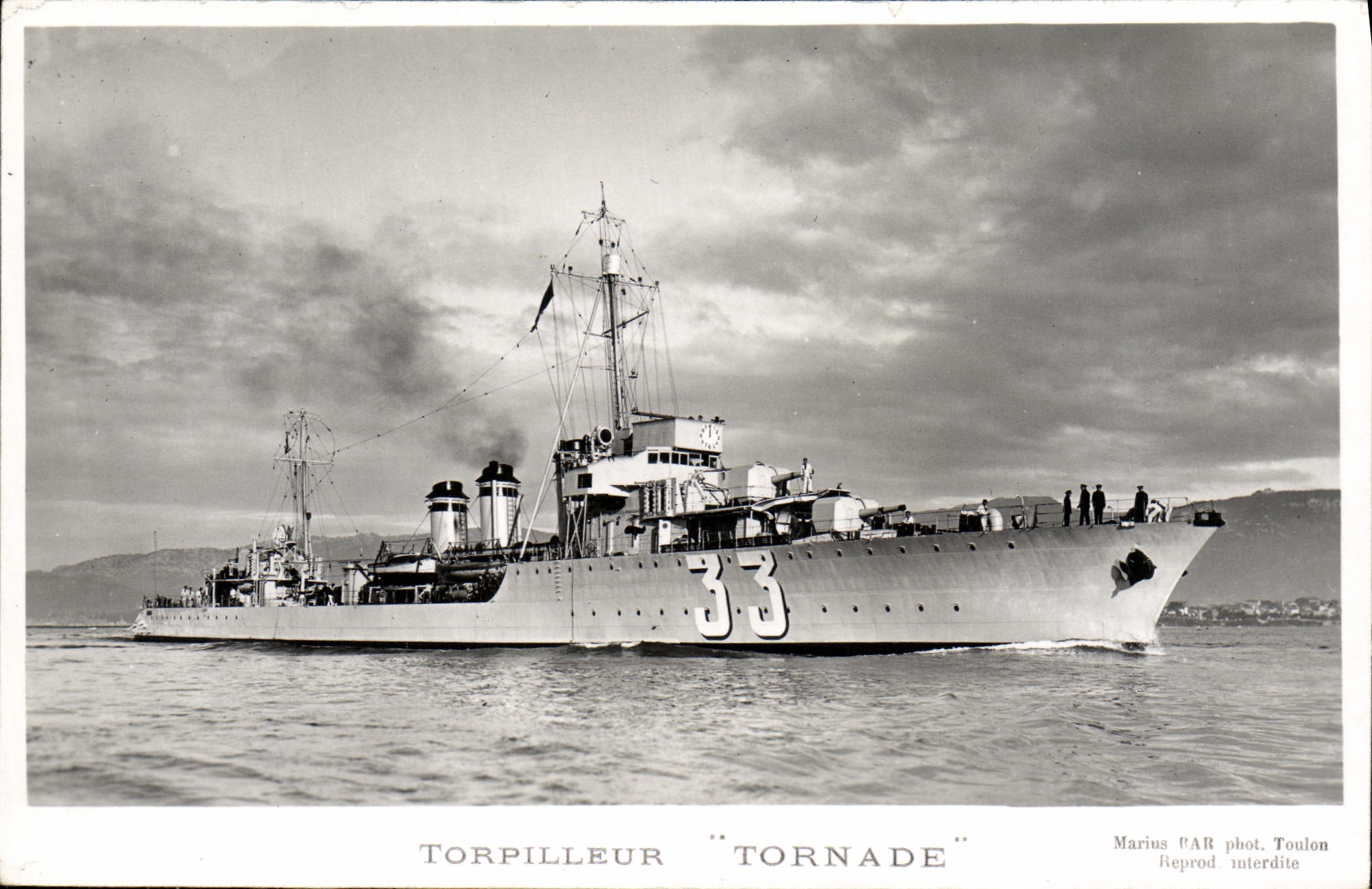 CPA Bateau Torpilleur Tornade