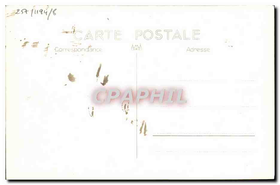 CPA Bateau Torpilleur Tornade — Verso