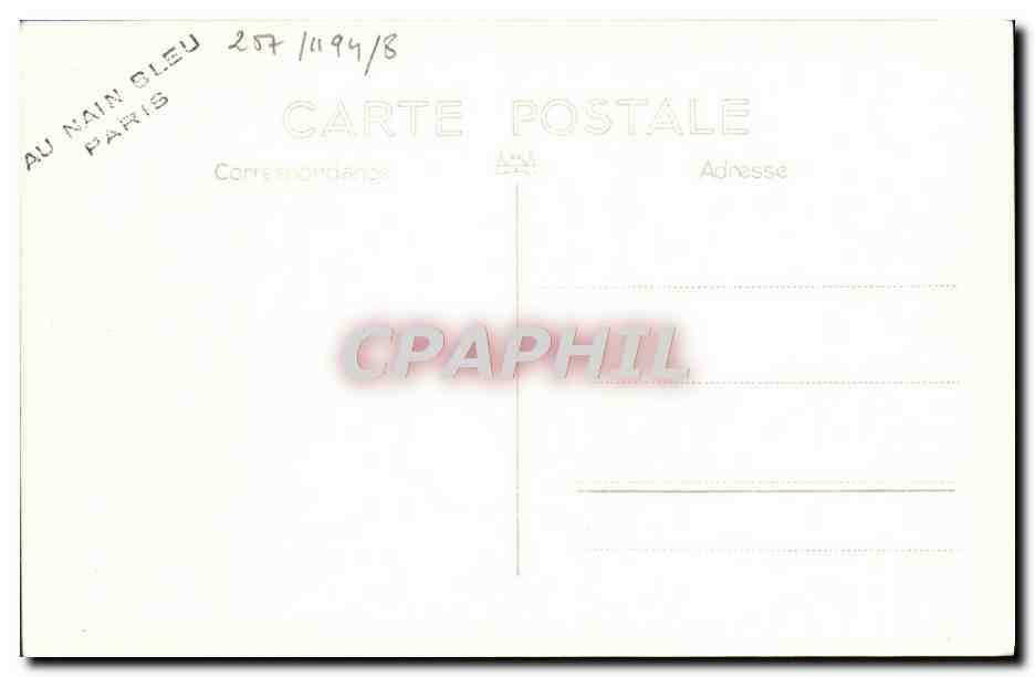 CPA Bateau Torpilleur Frondeur — Verso