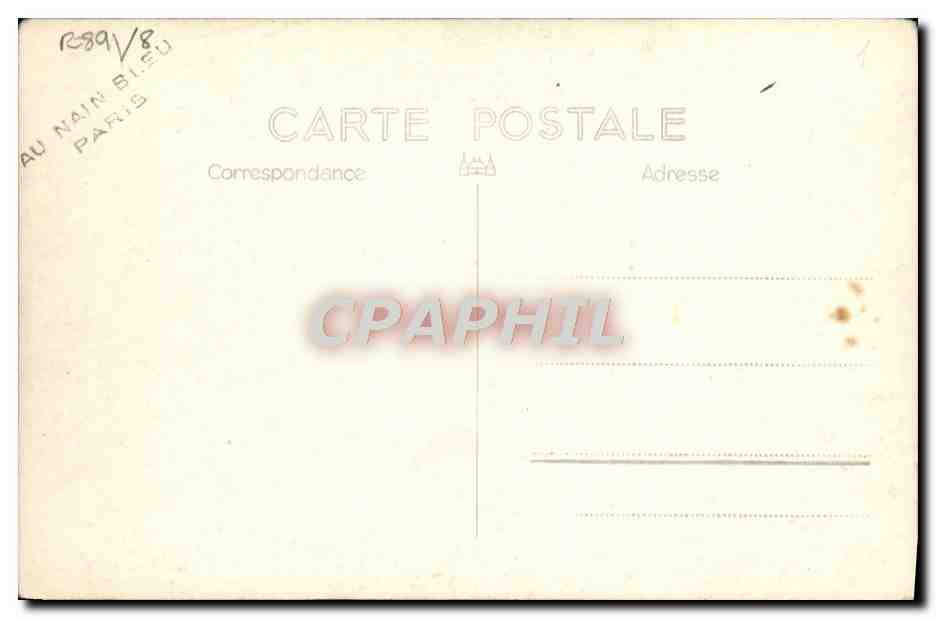 CPA Bateau Torpilleur Brestois — Verso