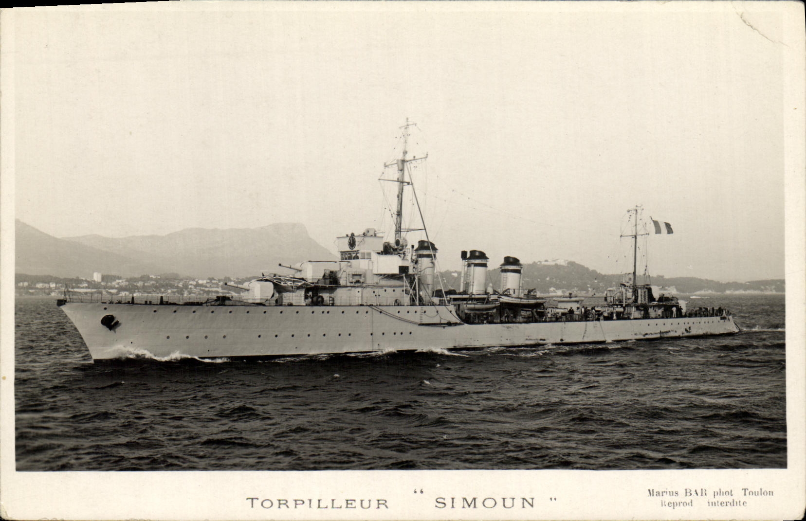 CPA Bateau Torpilleur Simoun