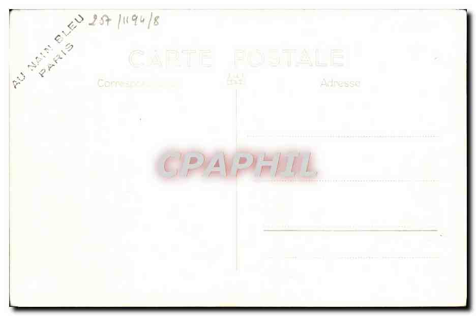 CPA Contre Torpilleur Le Mars Bateau — Verso