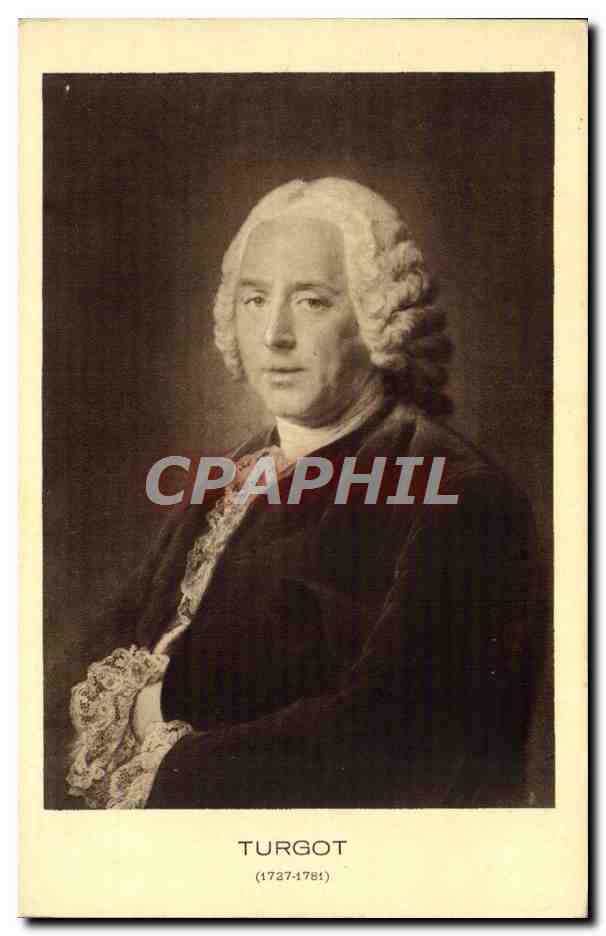 CPA Turgot 1727 1761 Baron de l'Aulne Economiste Francais