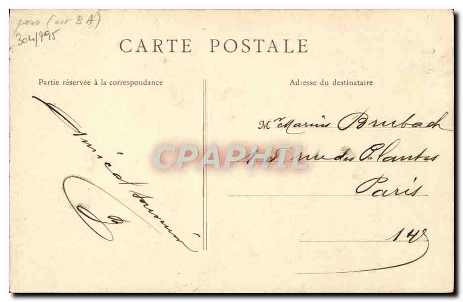 CPA Tocque Marie Lezinska Reine de France Musee du Louvre Paris  — Rückseite