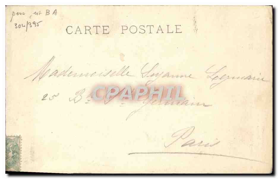 CPA Musee De Versailles Louis Gaston d'Orleans Comte d'Eu Winterhalter — Verso