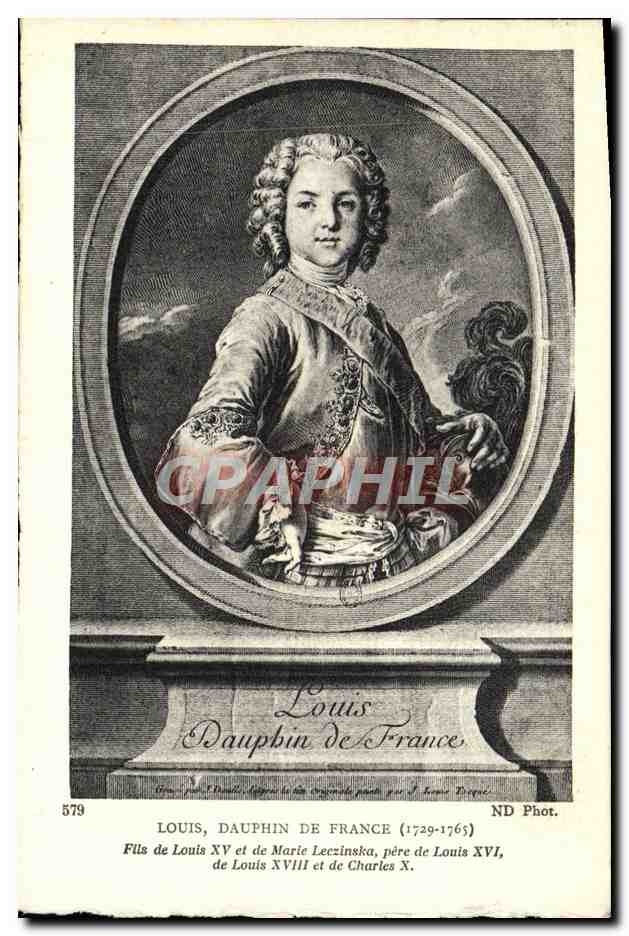CPA Louis Dauphin De France 1729 1765 Fils de Louis XV et de Marie Leczinska 