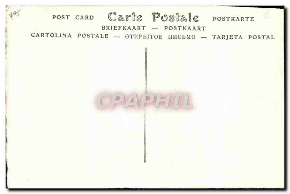 CPA Louis Dauphin De France 1729 1765 Fils de Louis XV et de Marie Leczinska  — Verso