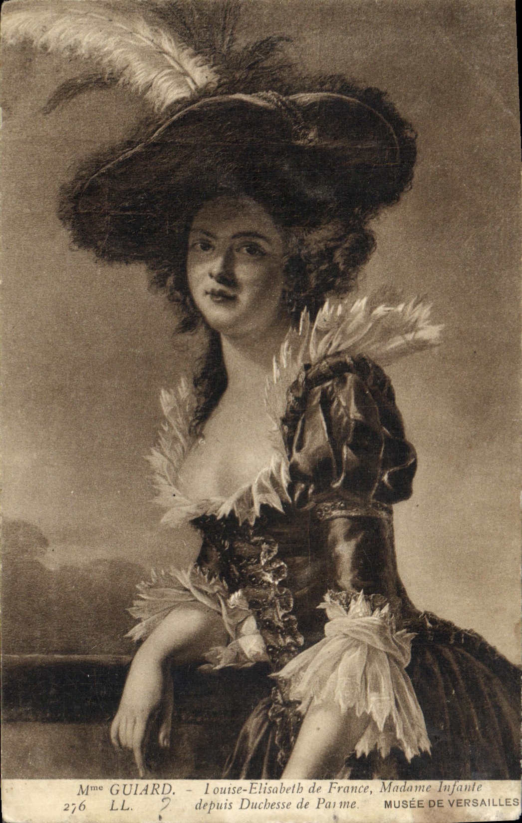 CPA Mme Guiard Louise Elisabeth de France Duchesse de Parme Musee de Versailles 