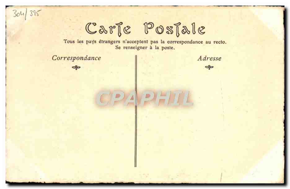 CPA Nattier Flore a son lever Louis Henriette de Bourbon Duchesse d'Orleans — Rückseite