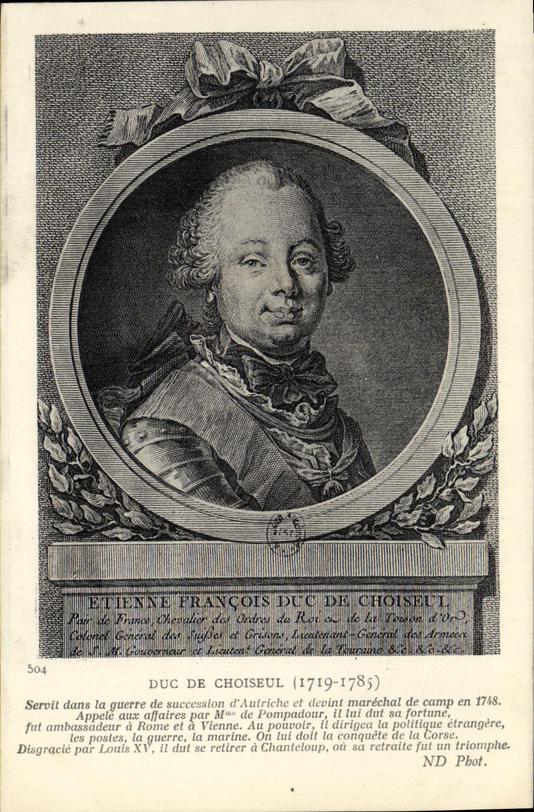 CPA Duc De Choiseul