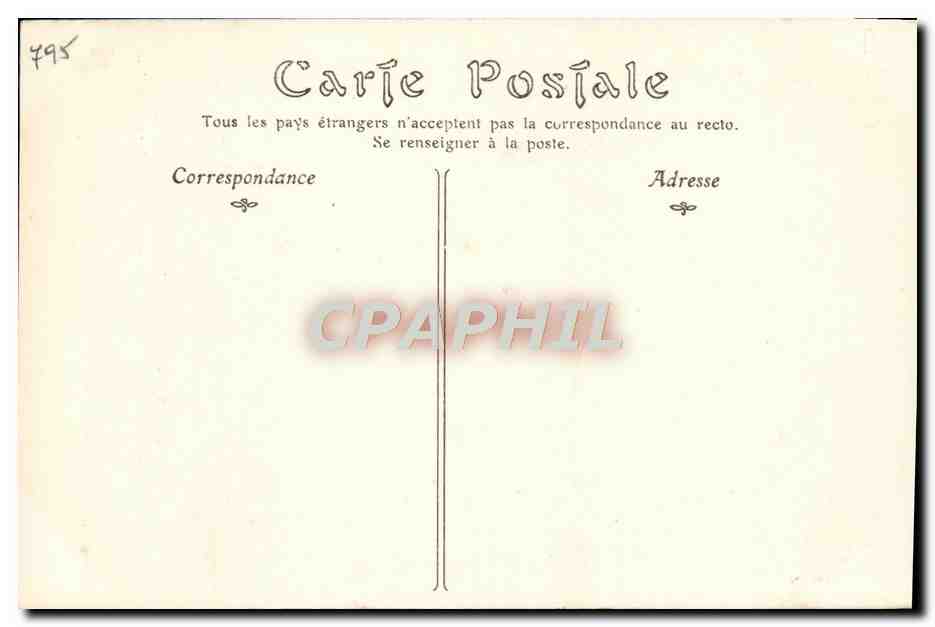 CPA Duc De Choiseul — Rückseite