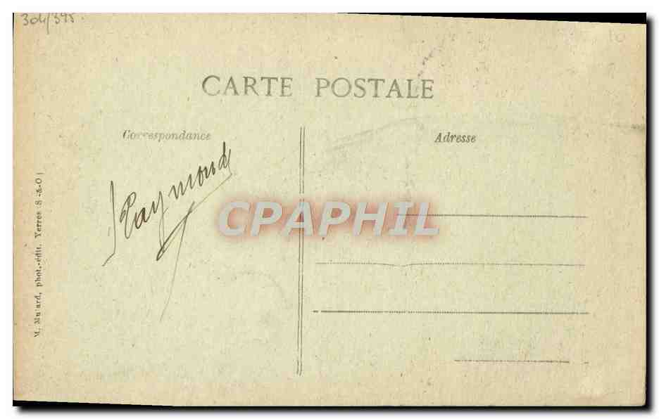 CPA Messire Jean Paris de Montmartel Conseiller d'Etat Marquis de Brunoy — Rückseite