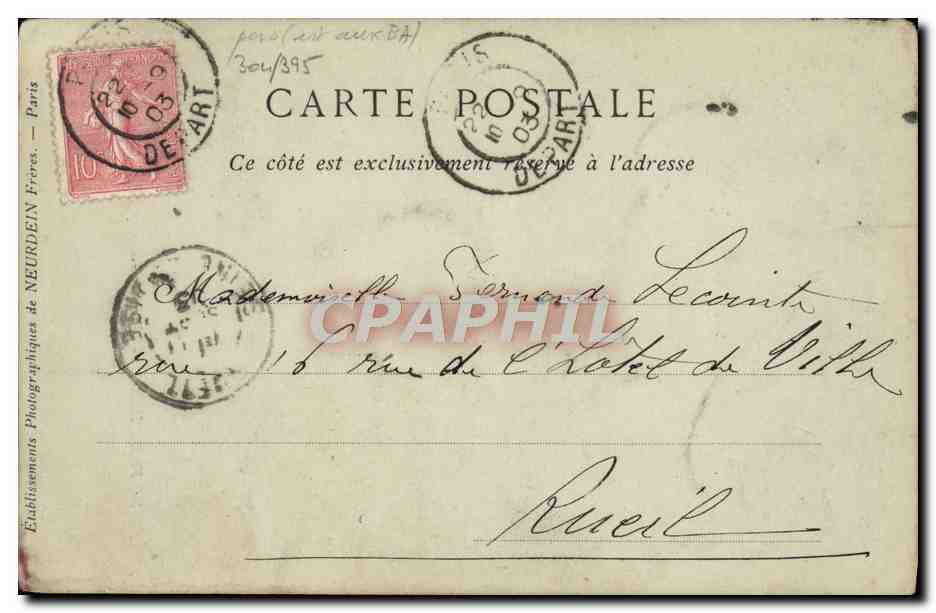 CPA Musee De Versailles Anne Henriette de France Par Nattier — Rückseite