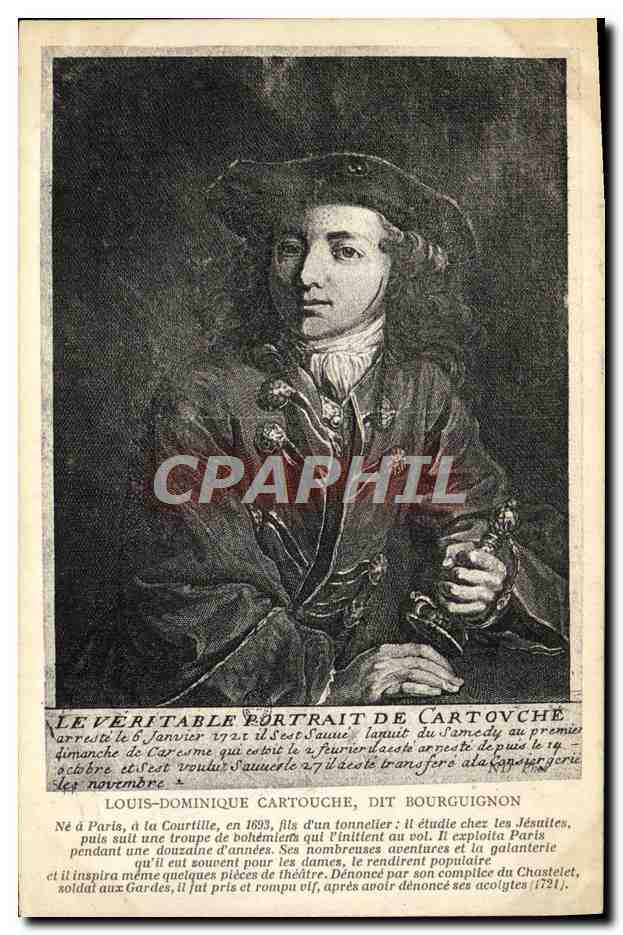 CPA Louis Dominique Cartouche Dit Bourguignon