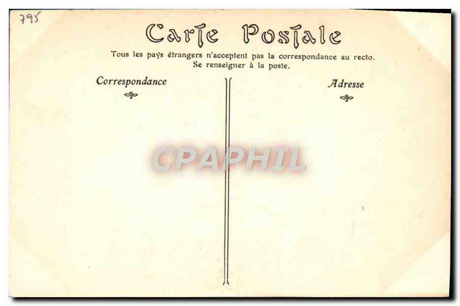 CPA Louis Dominique Cartouche Dit Bourguignon — Rückseite
