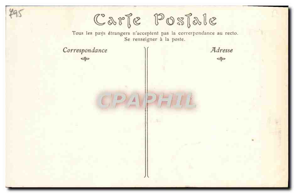 CPA Marquis De Montcalm De Saint Veran — Rückseite