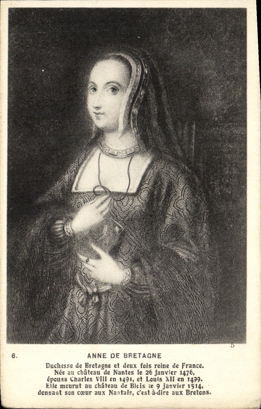 CPA Anne De Bretagne Duchess de Bretagne Reine de France