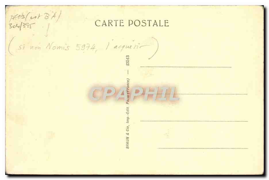 CPA G d'Orleans Le roi de France Jen II dit le Bon  — Rückseite