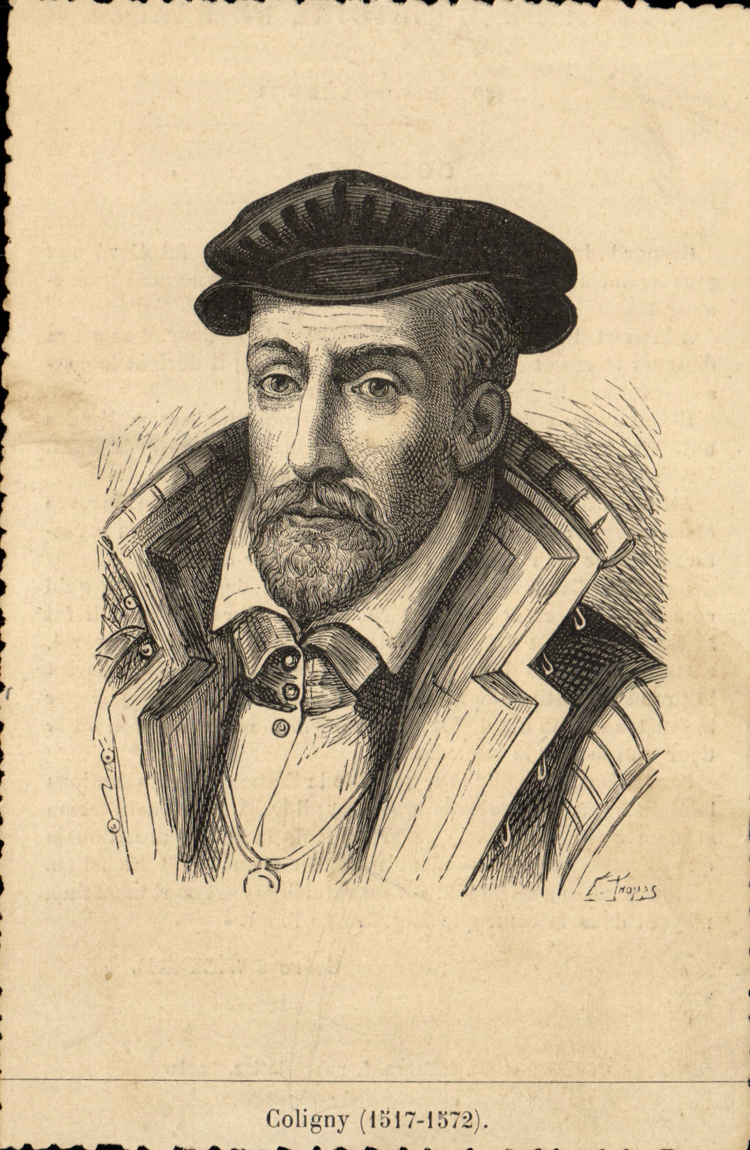 CPA Coligny 1517 1572
