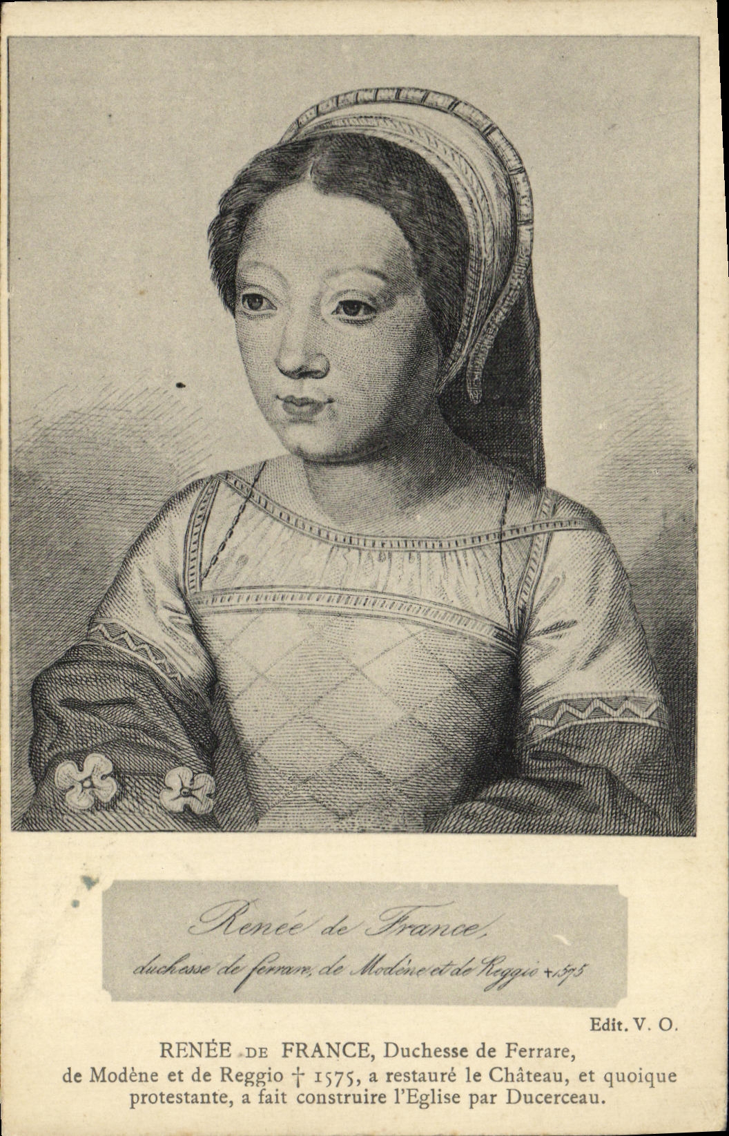 CPA Renee De France Duchesse De Ferrare 