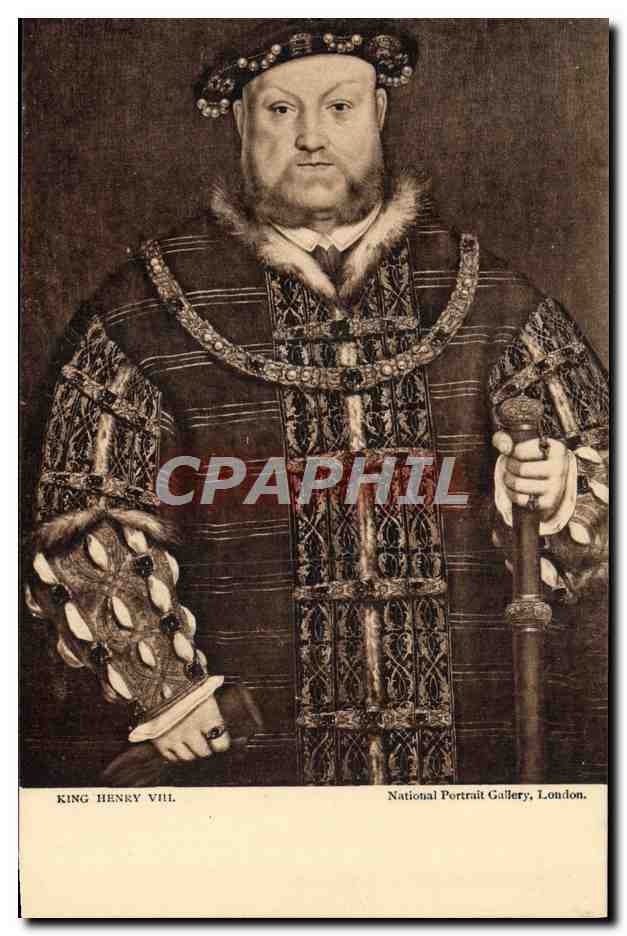 CPA National Portait Gallery London King Henri VIII