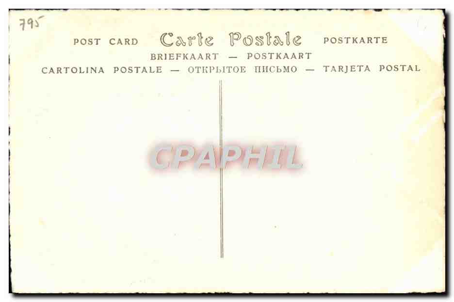 CPA Philippe II dit le Prudent Roi d'Espagne et des Pays Bas — Verso