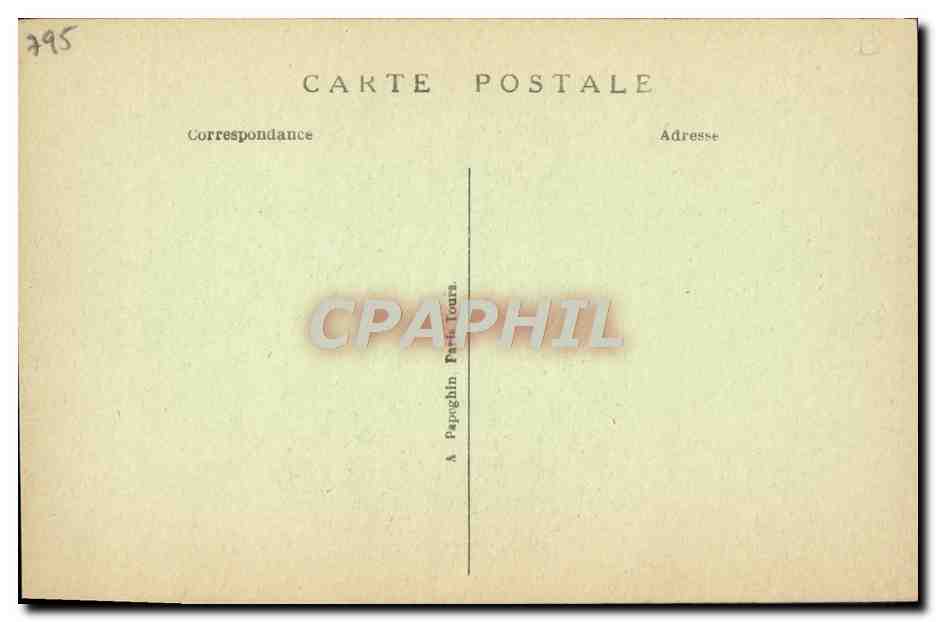CPA Jean de la Balue Cardinal et ministre de Louis XI — Rückseite