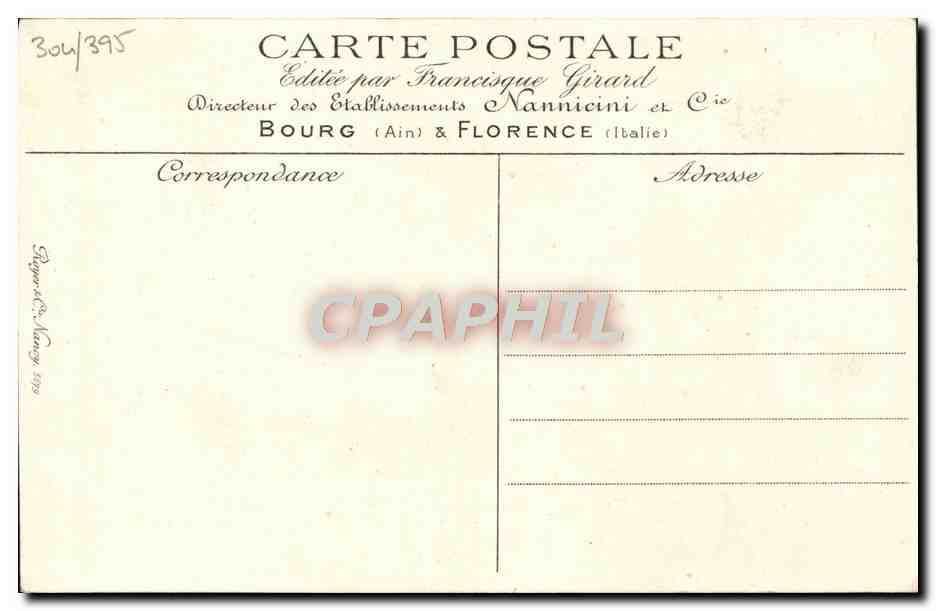 CPA Bourg Eglise de Brou Marguerite d'Autriche Duchesse de Savoie Vitraux du choeur — Rückseite