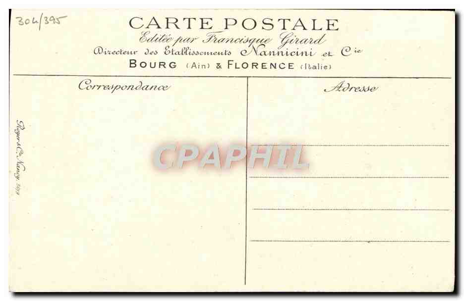 CPA Bourg Eglise de Brou Philibert le Beau Duc de Savoie Vitraux du choeur  — Rückseite