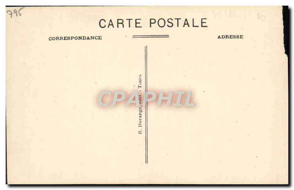 CPA Marie D'Anjou Reine de France  — Rückseite