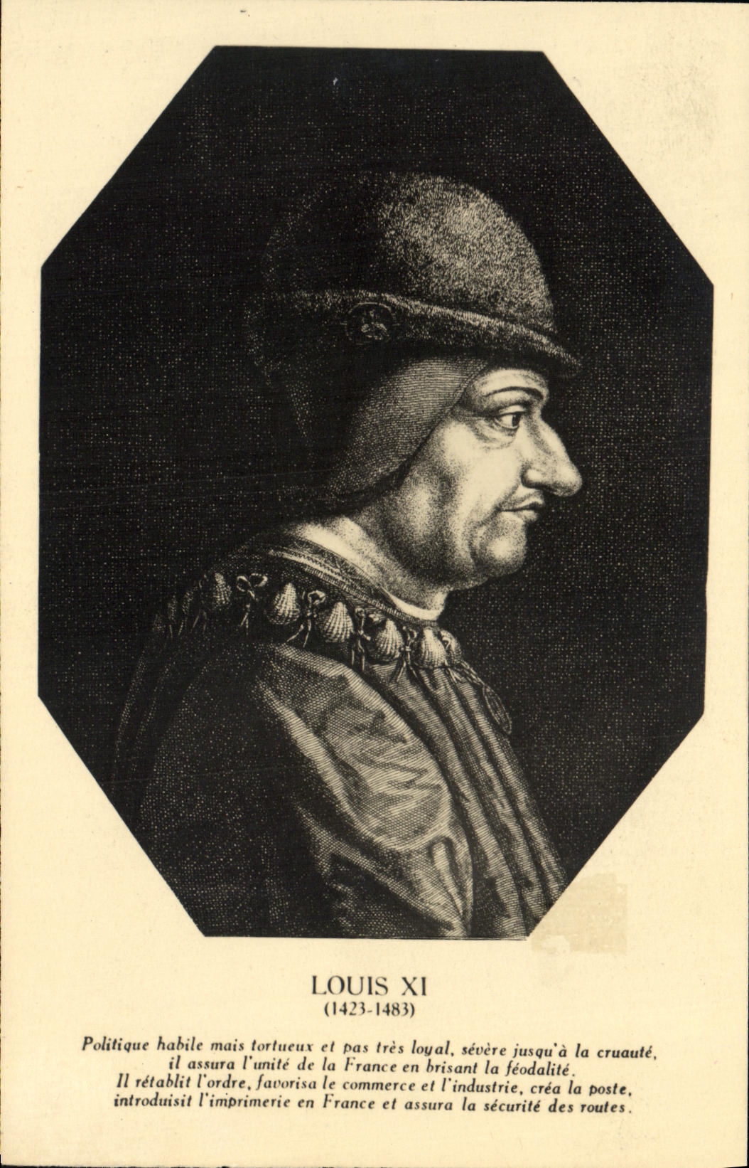 CPA Louis XI Roi de France 
