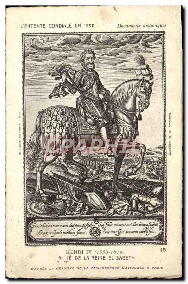 CPA Henri IV Allie De La Reine Elisabeth