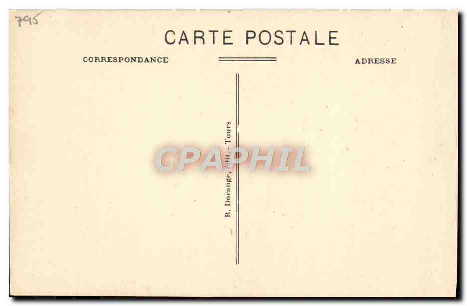 CPA Anne De Bretagne Fille Du Duc Francois II  — Rückseite