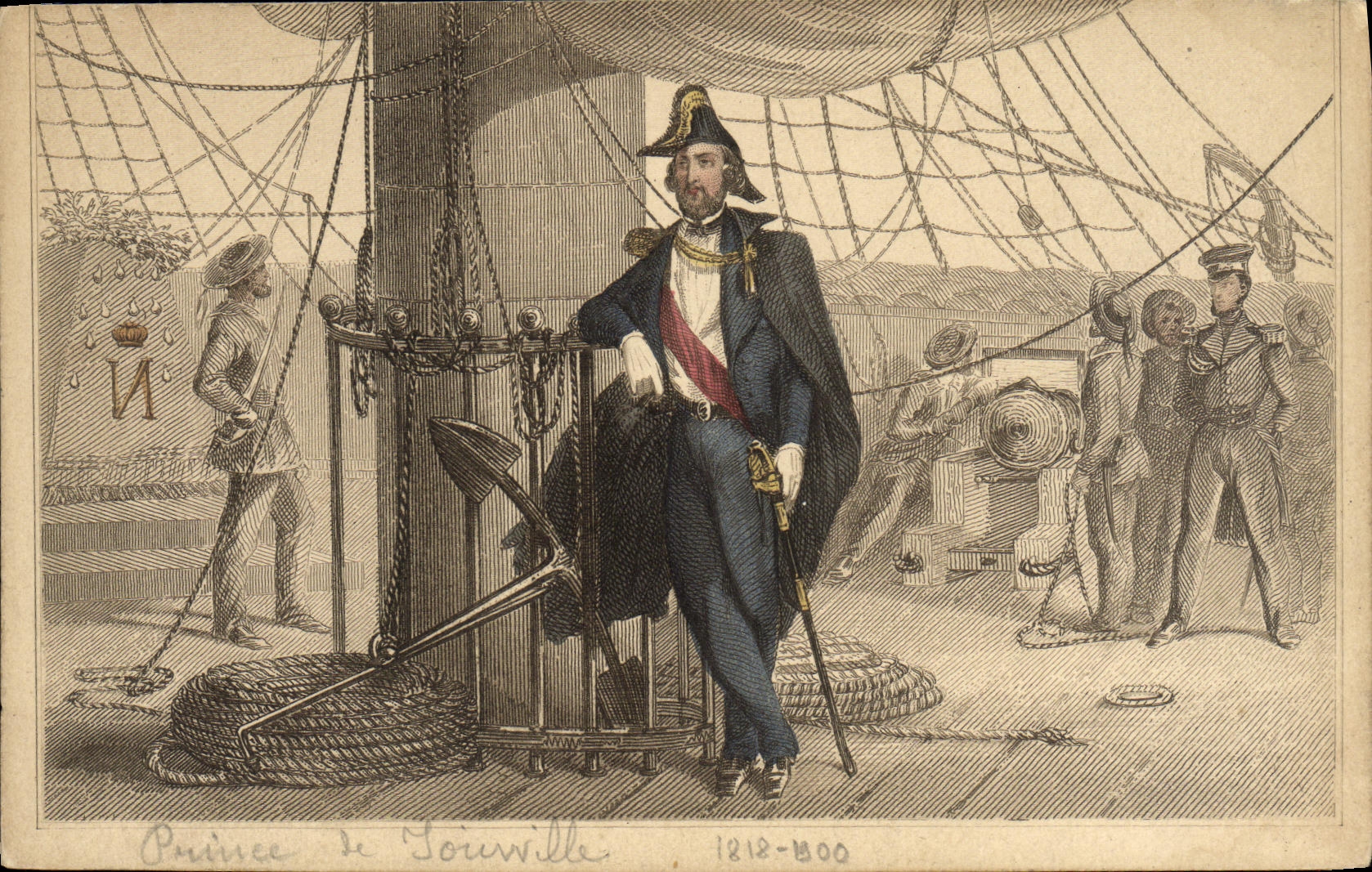 CPA Prince de Joinville 1818 1900 Bateau Navigateur 