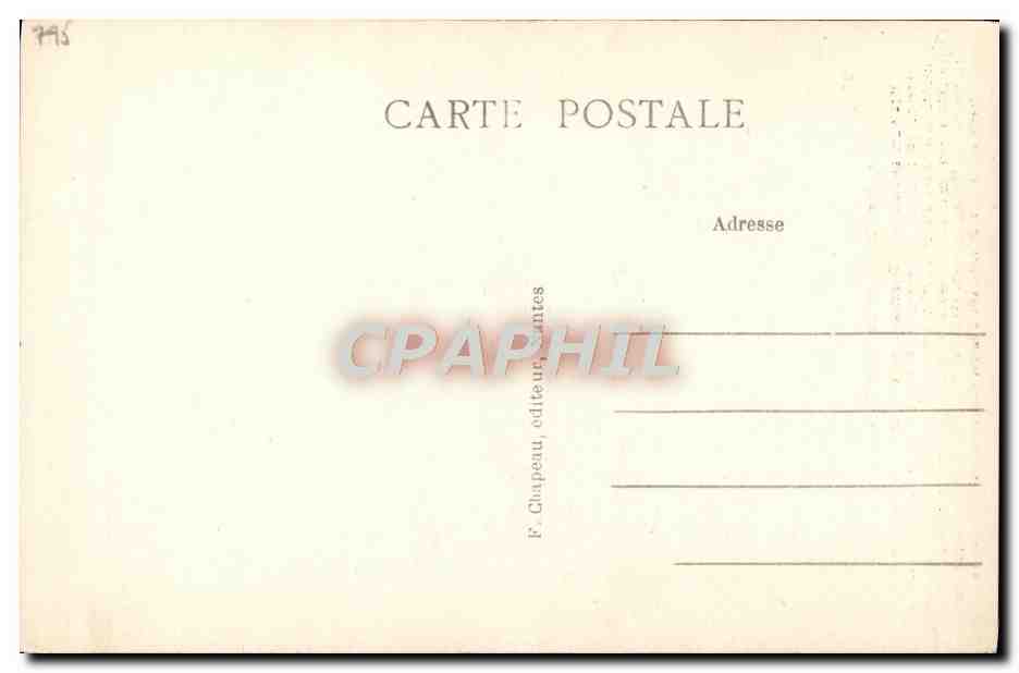 CPA Marquise De La Rochejaquelein Marie Louise Victoire de Donnissan nee a Versailles  — Rückseite