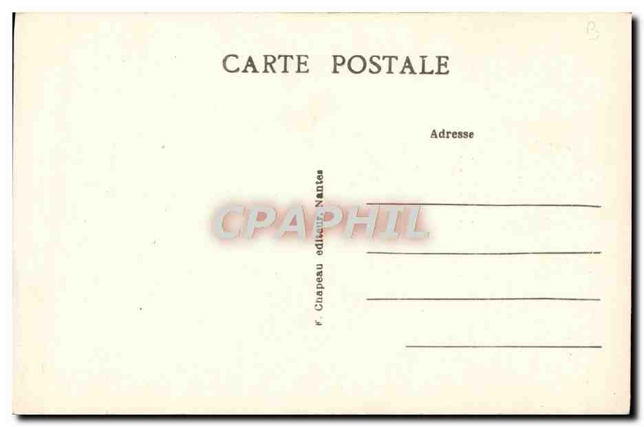 CPA Stylite De Kersabiec nee a Brest — Rückseite
