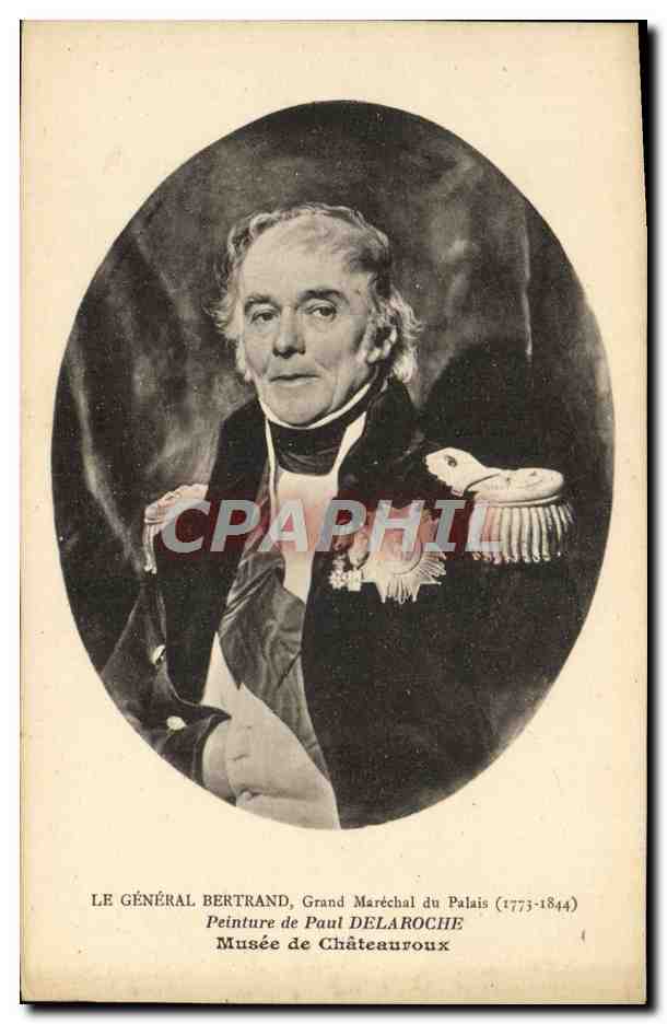 CPA Le General Bertrand Grand Marechal du Palais Paul Delaroche Musee de Chateauroux 