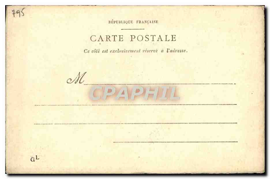 CPA La reine Louise — Rückseite