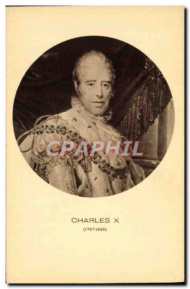 CPA Charles X Roi de France 